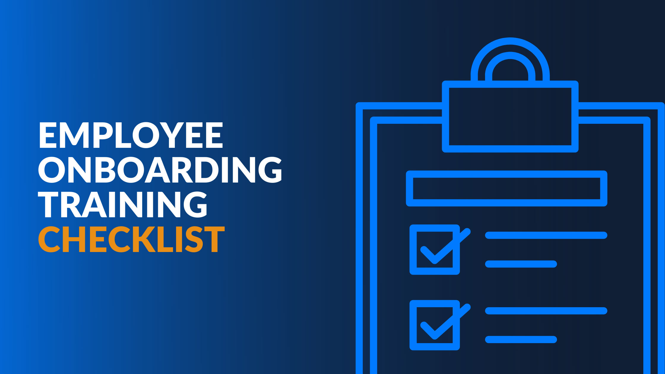 Employee Onboarding Training Checklist
